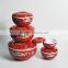 Hot selling 5 pieces microwave plastic food storage container set with competitive price