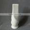 Elegant Wholesale Pure White Fish Shape Stoneware Bud Vase Small Decorative Flower Vase White Mini Bud Vase