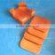 Red custom square wooden tea cup coaster wholesale