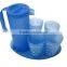 Plastic Pitcher Set With 4 Cups