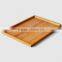 Best quality bamboo plain wood tray for coffee