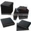 Black Faux Leather Folding Storage Stool For Livingroom/Bedroom