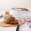 Food container with wooden lid/food container with wooden cutting board