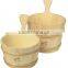 high quality sauna series accesories Classic wooden bucket and spoon for sauna room