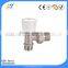 Polished chromed 20mm italian radiator valves