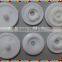 White plastic snap button