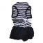 2015 Newly Design Hot Pet Dog Puppy Tutu Princess Dress Stripe Bow Lace Skirt Formal Wedding Clothes Pet Apparel
