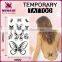 newair high quality water transfer custom temporary tattoo