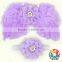 Lavender Color Infants Size Cheap Angel Wings With Match Flower Headband Small Feather Angel Wings Baby Fairy Wings Wholesale