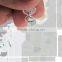 Quality 13mm size clear head plastic sofa tack for Upholstery