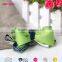 Latest design green handmade ribbon grossgrain hair bows for women