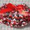 Baby christmas bloomers, baby satin ruffle bloomers
