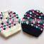 factory produce lovely heart acrylic soft & warm knitted hat in good price