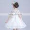 2017 baby dress girls lace pink white lovely princess dresses for kids