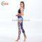 HSZ-YD46005 Wholesale Gym Sweat Suits Latest Design2017 Sexy Yoga Pants Fitness Trendy Printed Sports Wear Apparel Manufacturers