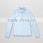 Fit Long Sleeve Interlock School Uniform Manufacturers Unisex Polo Shirt T-shirt With Picot Collar