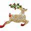 F40647A Christmas decoration beautiful christmas crystal brooches