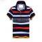 2016 New Design Mens fashion stripe Polo Shirts Customized Logo