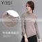Fashion winter cashmere sweater women irregular hem long sleeve knit pullover