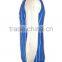 ISO9001/BSCI Manufature blue 100% cotton embroidery pattern knitted vests