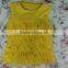 Baby Summer hot sale girls tank top icings solid color cotton clothes 2017 wholesale clothes ruffle