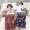The new summer 2017 han edition of relaxed joker leisure fashion printing short sleeve shorts pajamas female