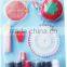blister card pack of 100% cotton of tomato pin cushion with saw/wood dust inside