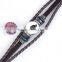 Real Leather Snap Button Bracelets Fit 18mm/20mm Snap Buttons Coffee Silver Tone Round