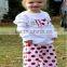 latest stripe ruffle wholesale girls boutique dress