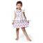 wholesale Arrow Pattern Kids Cotton Dress Summer dress