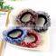Satin Scrunchies Hair Ponytail Plain Organza Scrunchies High Quality Elastic Tie Nylon Stretch Hair Elastic Holder