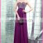 2017 Sexy Sweetheart Open Back Beaded Chiffon Ladies Long Evening Party Wear Gown