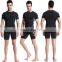 Gym men's tight running fitness elastic sweat wear quick-drying clothes T-shirt