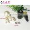 white plastic beads pearl button with rivet