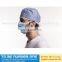 3ply face mask tie on ,non woven colourful face mask ,disposable medical face mask