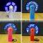 Wholesale supplier colorful mini handheld programmable LED message fan