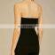 TWOTWINSTYLE Casual Strapless Women Tops Slash Neck Sleeveless Slim Short Knitting Vest