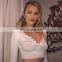 Women Long Sleeve Ladies T shirt Wholesale 2020 INS Hot Summer Blank Plain Crop Top