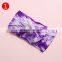 New Tie Dye Prints Nylon Baby Headbands Tie Dye Hair Bows Nylon Headband Turban Colorful Print Kids Girls Hair Accessories
