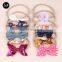10PCS/Set Baby Girl hairband headband Kids flower sequin bowknot nylon headwear