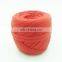 China supplier 100% polyester chunky zpagetti yarn for home decoration