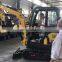 shandong mini excavator quick hitch coupler  mini  excavators new price  for sale china
