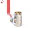 JD-4080 Low price low temperature float brass ball valve male female 1/2