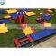 2018 high quality 0.9mm pvc tarpaulin new inflatable commercial mobile fun amusement water theme park equipment for sale
