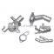 Free Shipping! Aluminium Engine Cooling Coolant Flange Hose Kit For VW Golf Jetta Audi A3 TT
