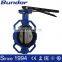 Bundor Butterfly Valve 10 Inch Cast Iron Wafer Lug Type Butterfly Valve