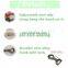 round and colorful rope dog leash for two dogs multi-functional dog leash 2021 new design