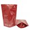 Digital Printing Reclosable Plastic Storage Zipper Clear Stand up Tea Nuts Pouch Beverage bag