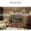 Customized Design Aluminum Glass Door Wardrobe Open Cloakroom
