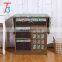 ironing board table wood cabinet with storage basket drawer
